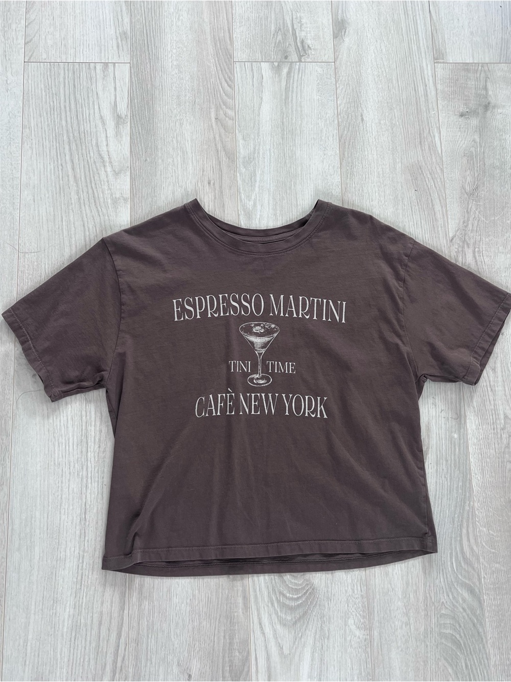 Espresso Martini Graphic Tee - Brown